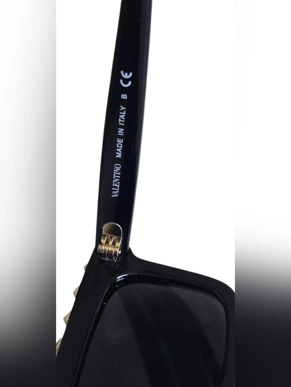 Valentino Rockstud Sunglasses Black VA 4010 5001/87 Designer Shades Italy 51mm